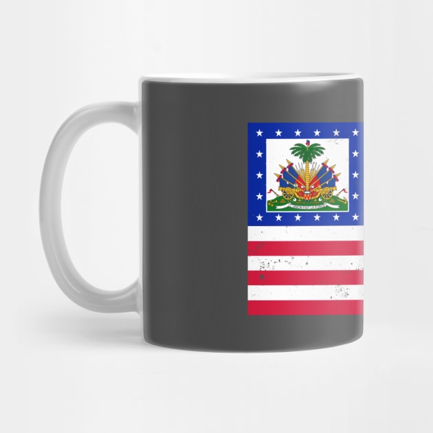 Haiti Flag Shirt | Patriotic US American Flag Gift by Gawkclothing